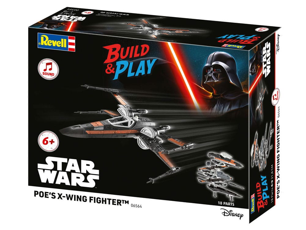 Star Wars Model Kit 1/78 Poe's X-Wing Fighter 22 cm