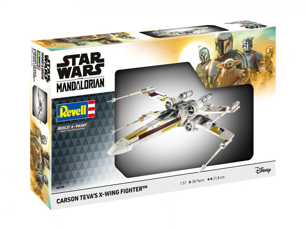 Star Wars Model Kit 1/57 Carson Teva's X-Wing Fighter 22 cm