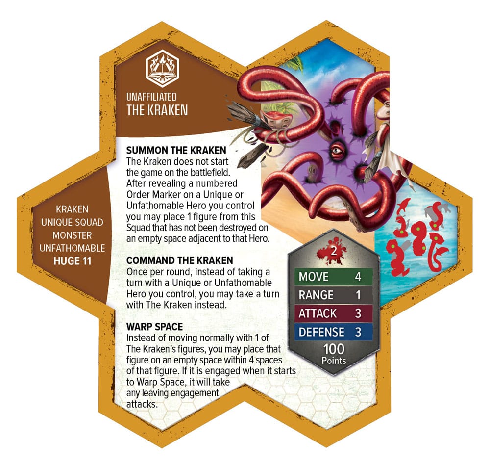 Heroscape Army Expansion Age of Annihilation Thormun & Kraken *English Version*