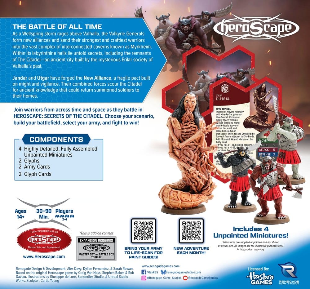 Heroscape Army Expansion Might of the New Alliance *English Version*