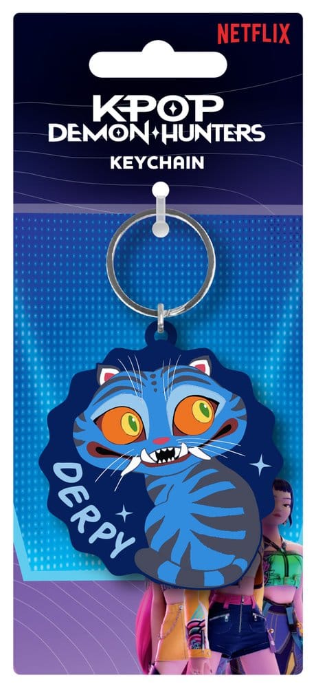 KPop Demon Hunters PVC Keychain Derpy Tiger