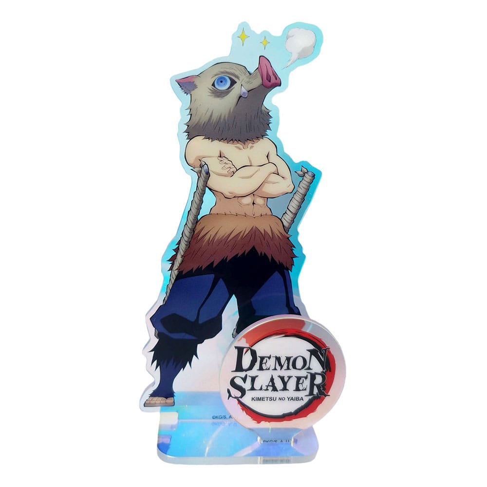 Demon Slayer: Kimetsu no Yaiba Acrylic Stand Inosuke Holographic 16 cm