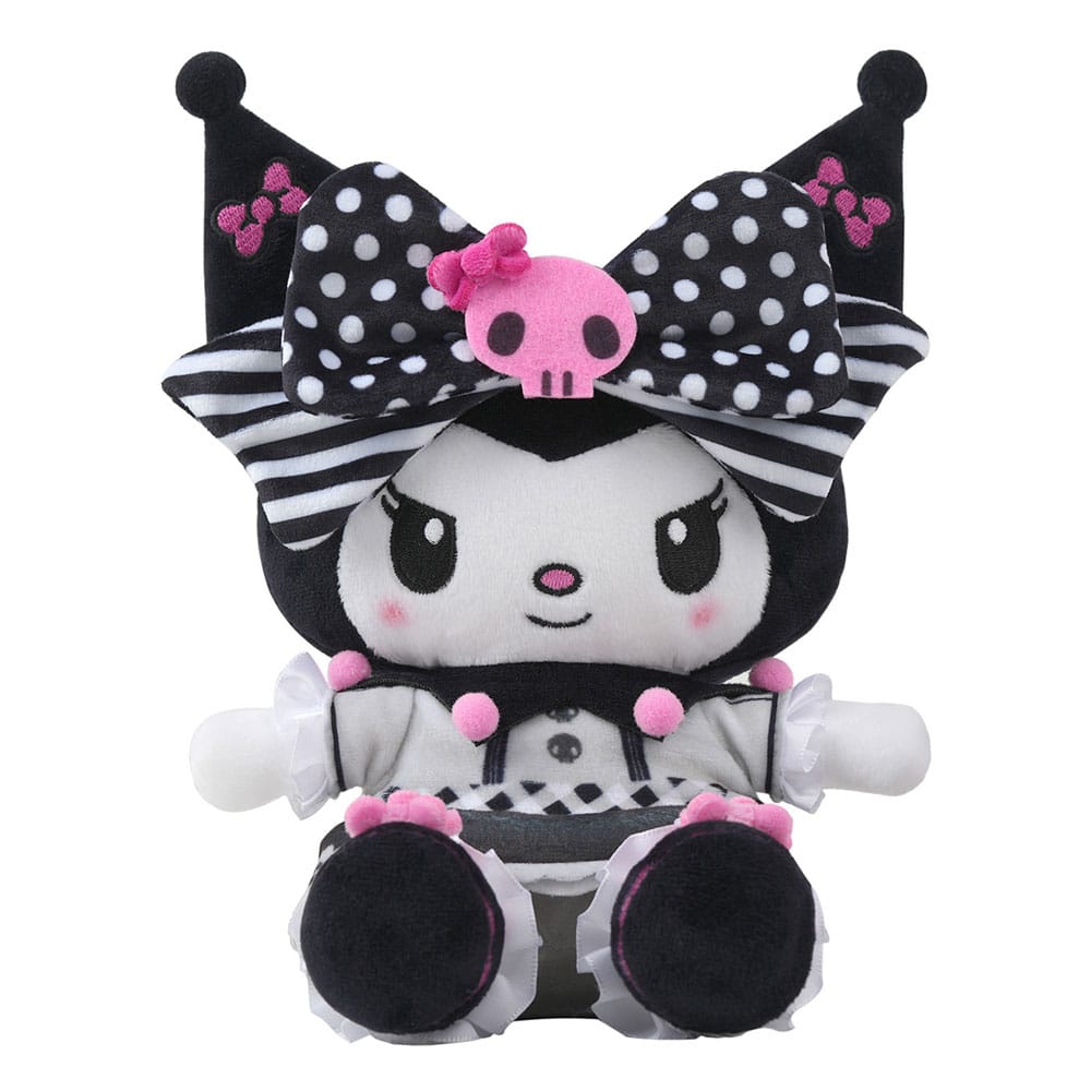 Sanrio Pink Black Party Series Plush Figure Kuromi M 17 cm