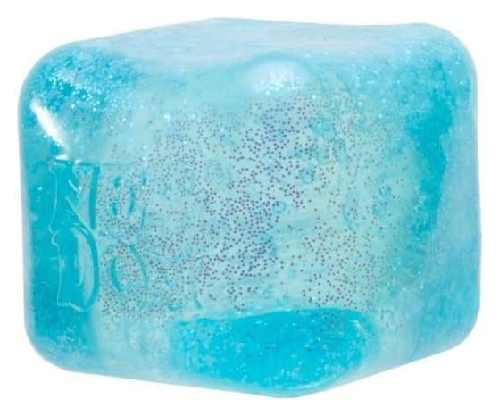 NeeDoh Squeeze Ball Nice Cube Glitter & Glow 5 cm Display (12)
