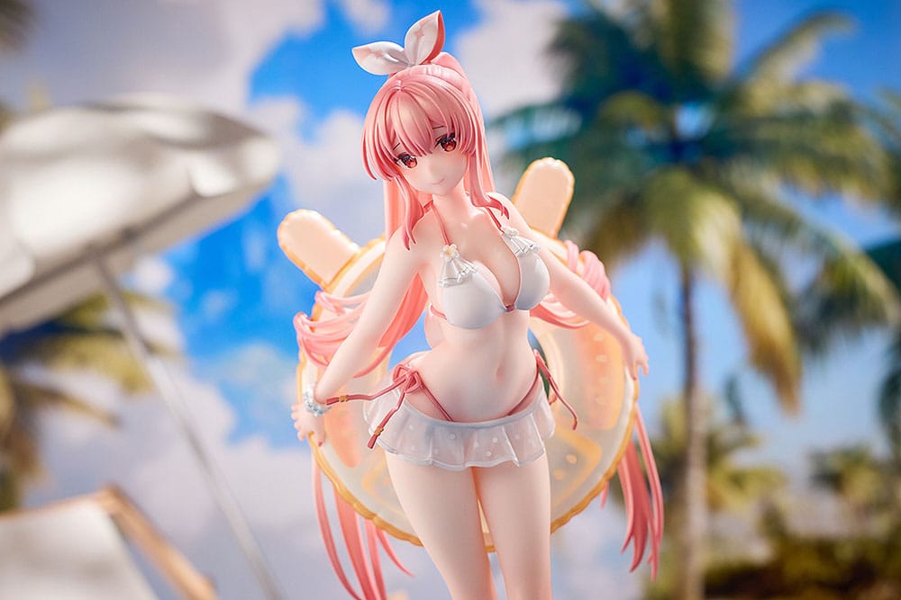 Rosuuri Original Character PVC Statue 1/7 White Rabbit Rosu: Swimsuit Ver. 25 cm