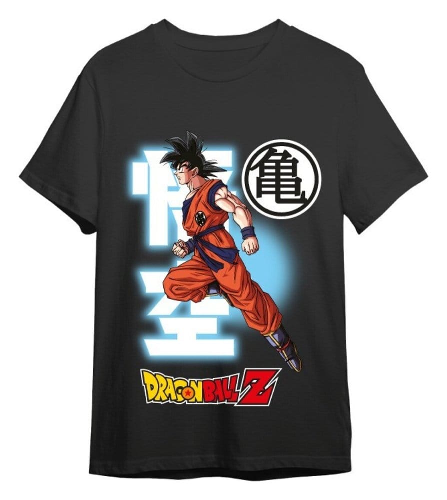 Dragon Ball Z T-Shirt Goku Fly Black Size M