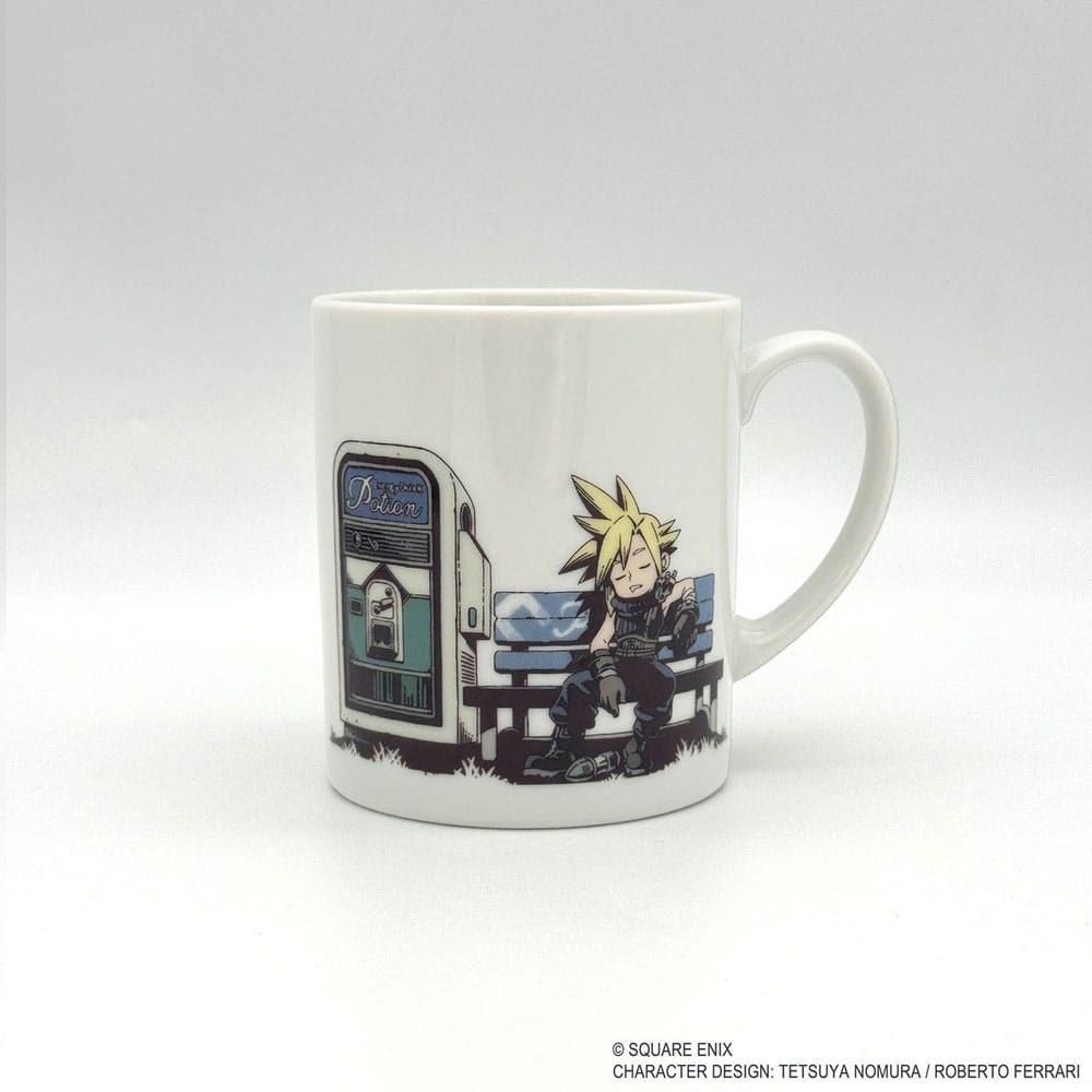 Final Fantasy VII Rebirth Mug Napping Cloud