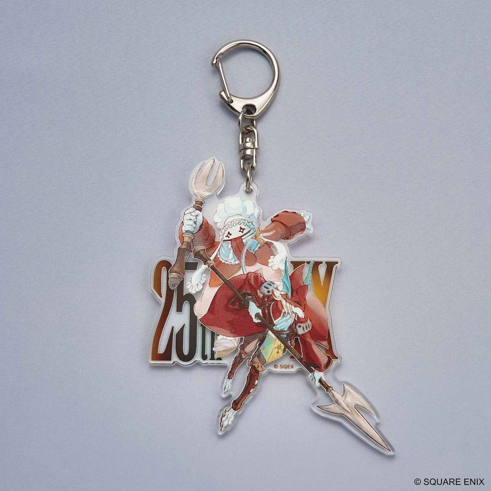 Final Fantasy IX Acrylic Keychain 25th Anniversary Quina & Freija
