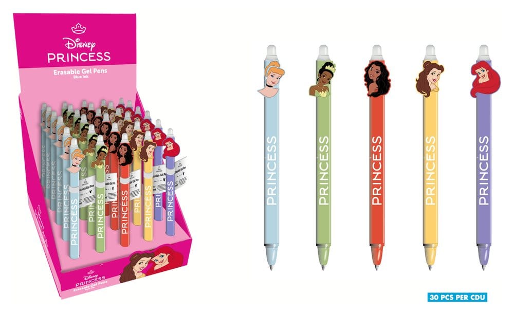 Disney Princess Erasable Gel Pen Princesses Display (30)