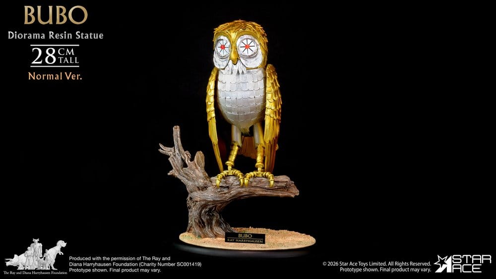 Ray Harryhausens Diorama Resin Statue Bubo Normal Ver. 28 cm