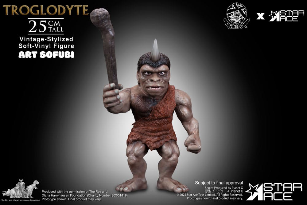 Ray Harryhausen Soft Vinyl Statue Troglodyte (Vintage-Style) 25 cm