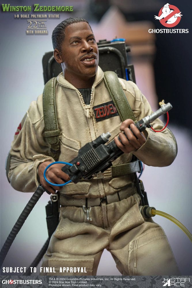 Ghostbusters Statue 1/8 Winston Zeddemore 22 cm