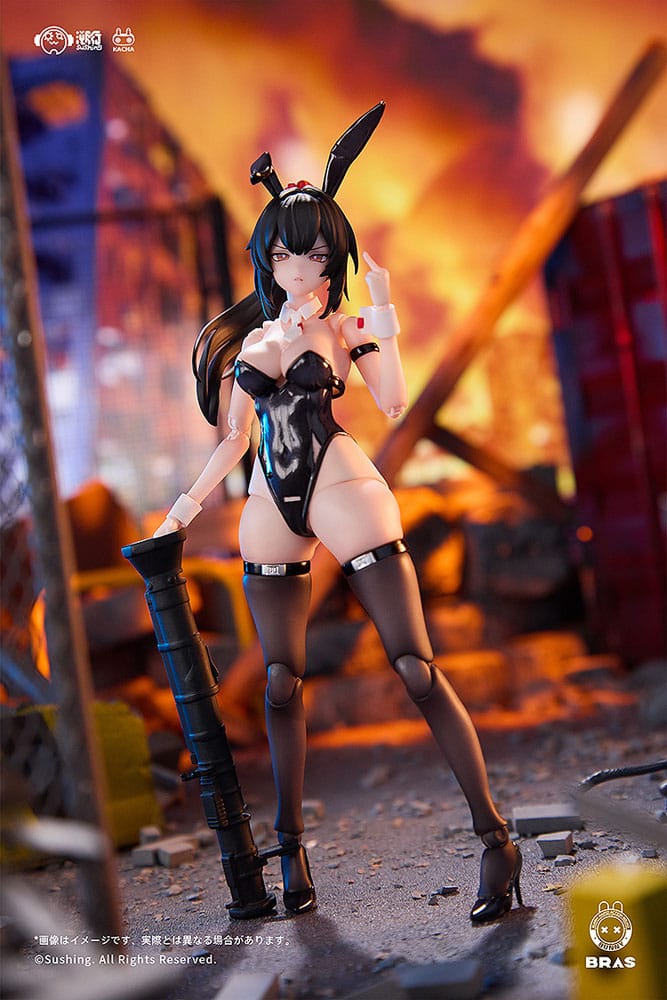 Bunny Rapid Action Squad Action Figure 1/12 Attacker Runa 16 cm