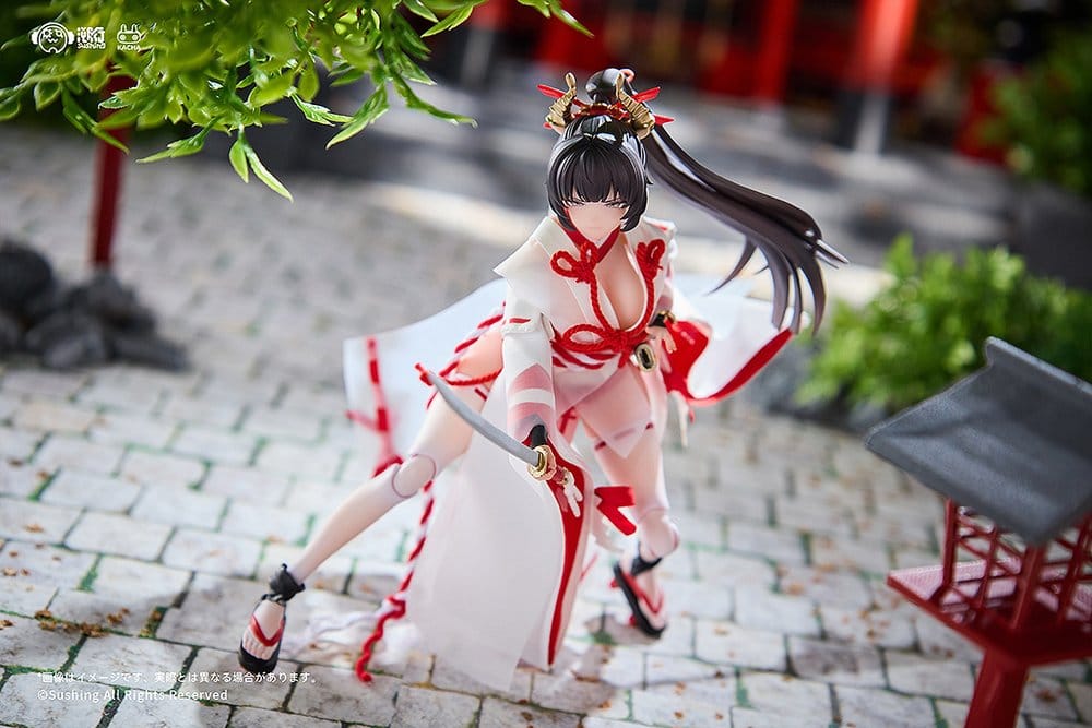 Combat Priestess Action Figure 1/12 Sakura Uefuji 15 cm