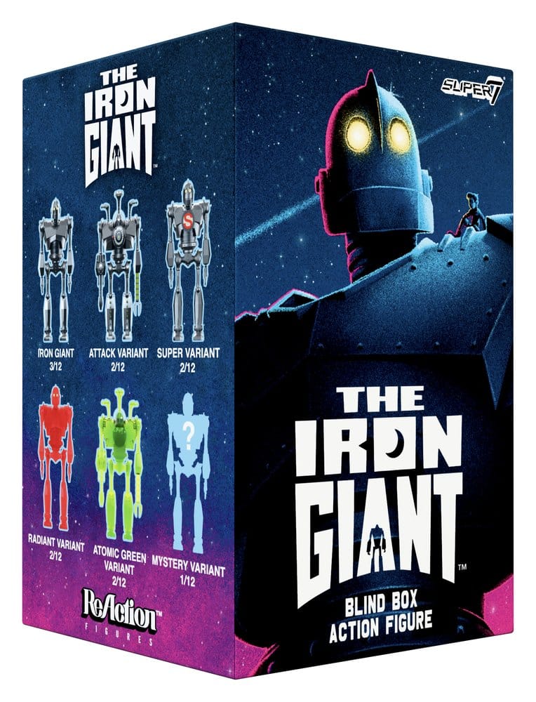 The Iron Giant Action Figures Wave 01 Blind Box Display (12)