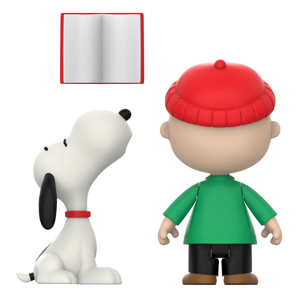 Peanuts ReAction Action Figures 2-Pack Brown and Snoopy (Caroling) 10 cm
