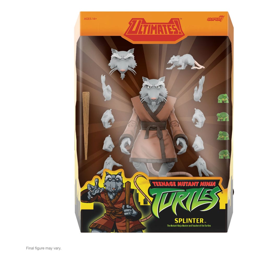 Teenage Mutant Ninja Turtles Ultimates Action Figure Wave 13 Splinter 18 cm
