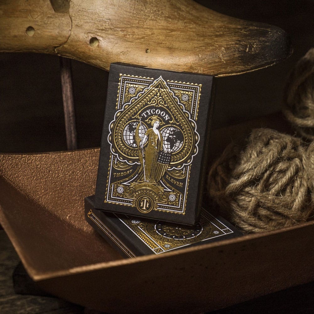 Tycoon Playing Cards Black