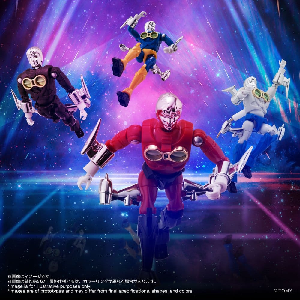 Microman Legacy Soul Action Figures 4-Pack Microman Command #3