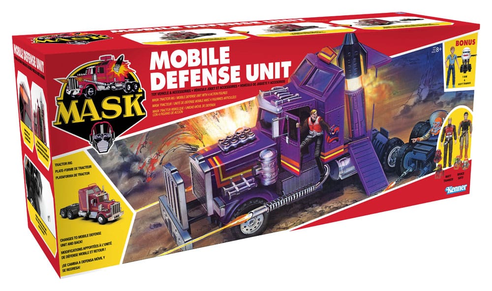 M.A.S.K. Wave 1 Vehicle Mobile Defense Unit Limited Edition