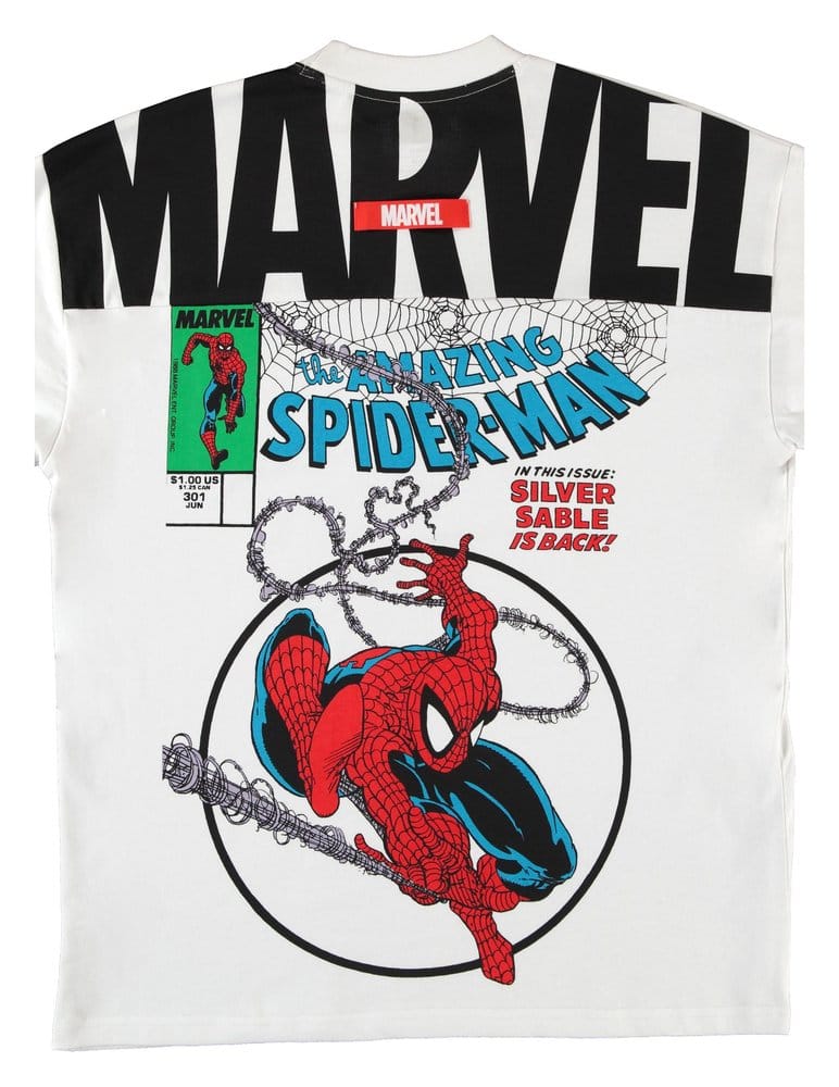 Marvel T-Shirt Spider Man Split Comic Size XL