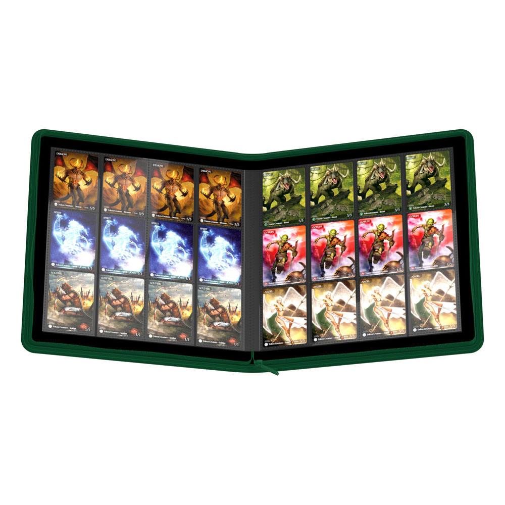 Ultimate Guard Zipfolio 480 24-Pocket Xenoskin - Green