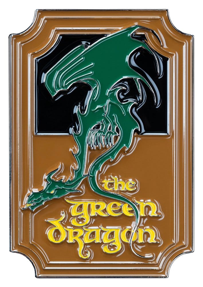 Lord of the Rings Magnet The Green Dragon (Enamel) 7 cm