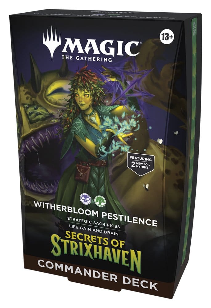 Magic the Gathering Secrets of Strixhaven Commander Decks Case (5) english