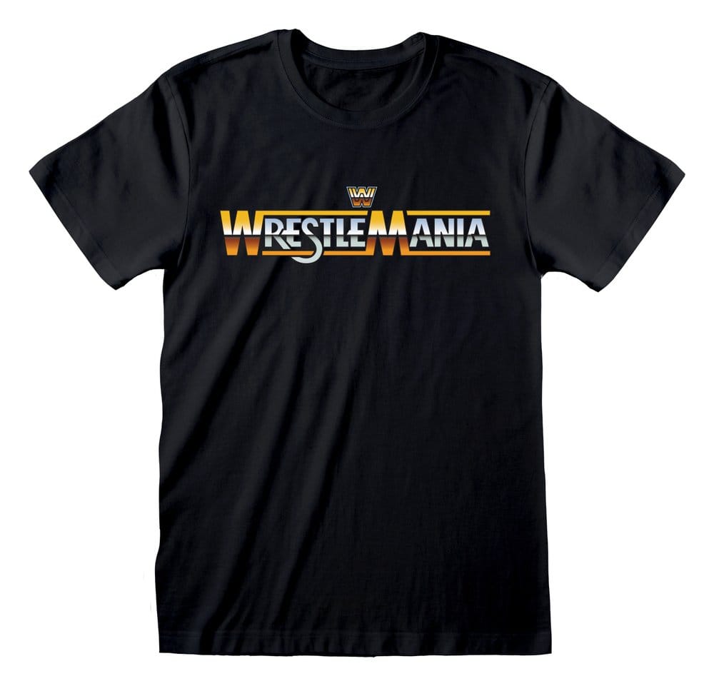 WWE T-Shirt Wrestle Mania Black Size L