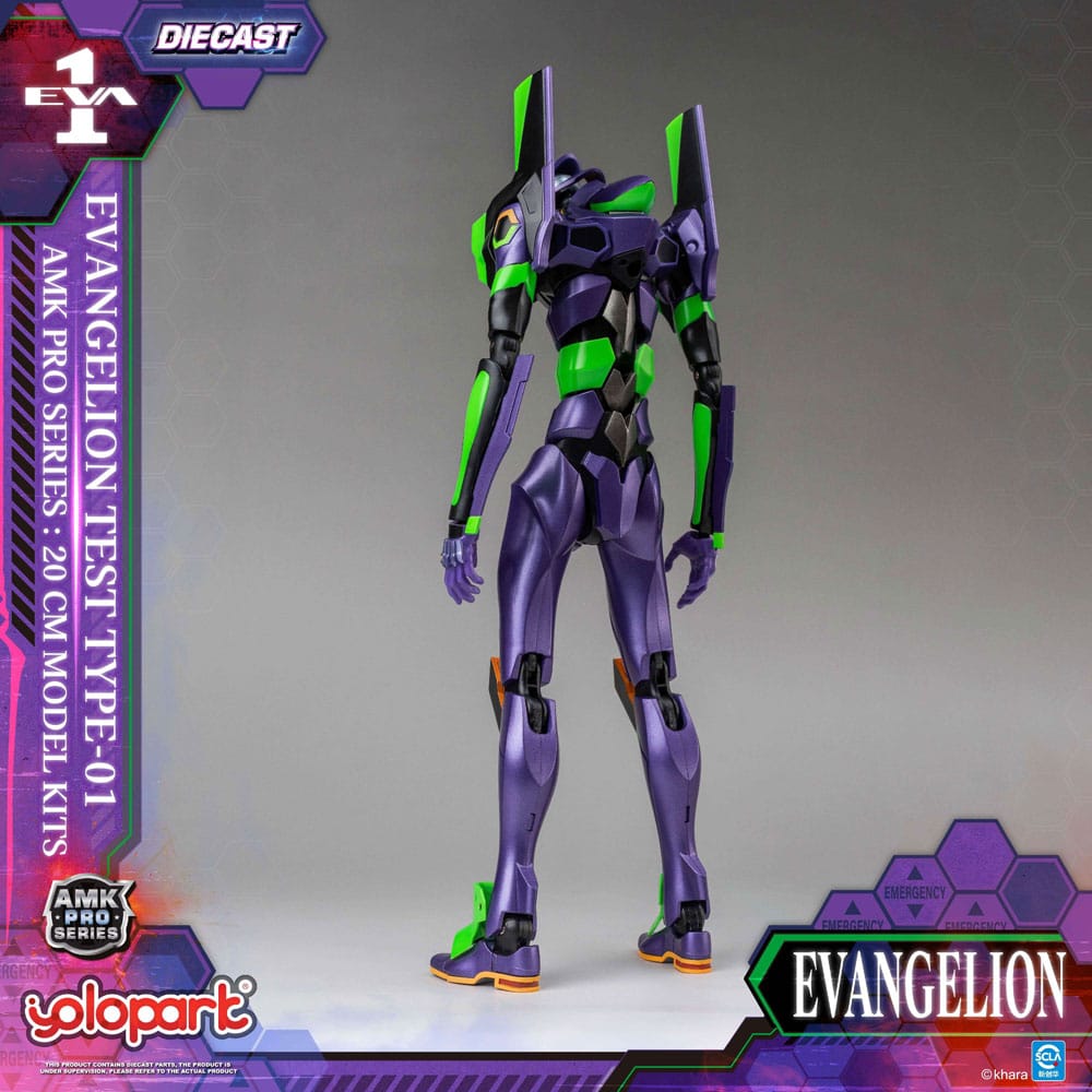 Neon Genesis Evangelion AMK Pro Series Model Kit Eva-01 Test Type 20 cm