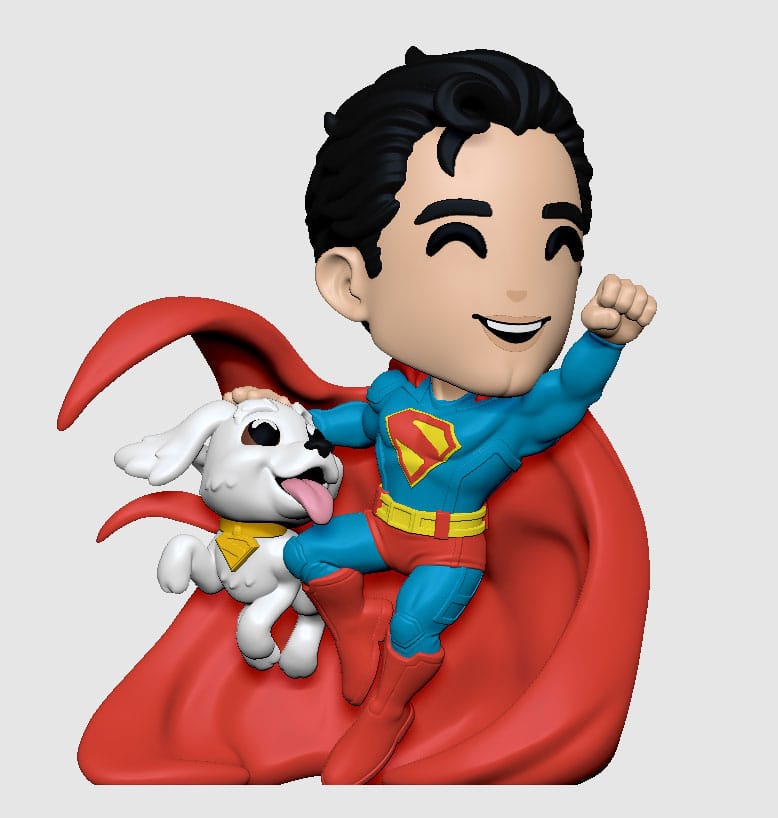 Superman 2025 Vinyl Figure Superman & Krypto 13 cm