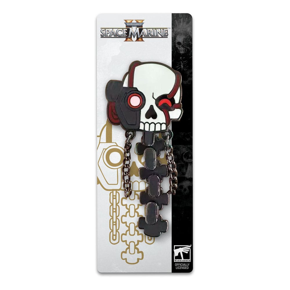 Space Marine 2 Pin Badge Servo Skull 5 cm