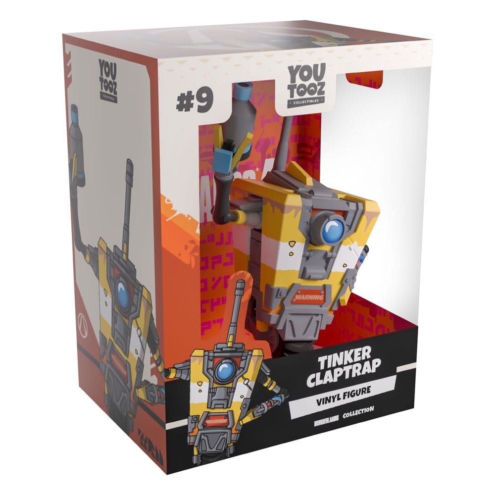 Borderlands Vinyl Figure Tinker Claptrap 13 cm