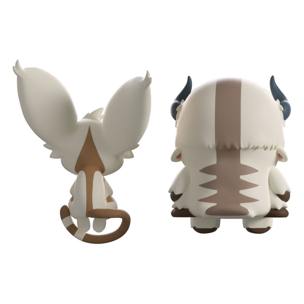 Avatar: The Last Airbender Vinyl Figures Appa and Momo Monitor Buddiez 5 cm