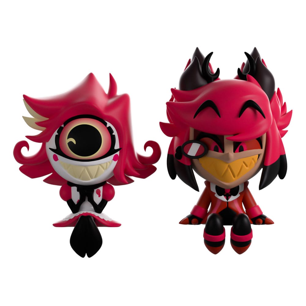 Hazbin Hotel Vinyl Figures Alastor & Niffty Monitor Buddiez