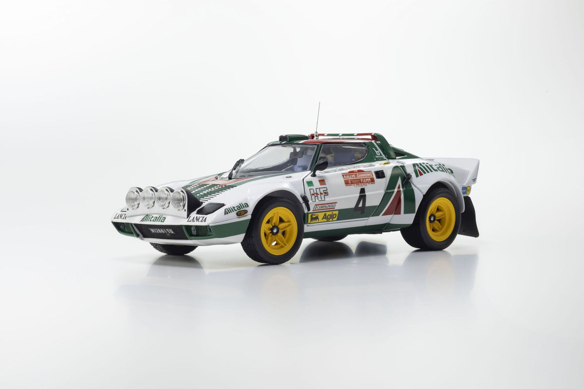 Kyosho 1:18 Lancia Stratos HF B.Waldegard Winner San Remo 1976 Nr.4