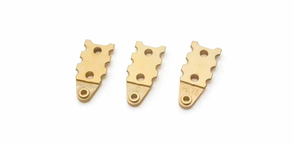Kyosho Mini-Z MR03 Rear Suspension Brass Plate Holder (0.5-0-0.75mm)