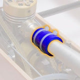 Exhaust tube 16x22x100mm silic