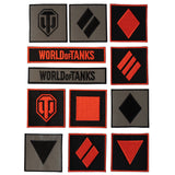 World of Tanks Zip hoodie with patches green, L