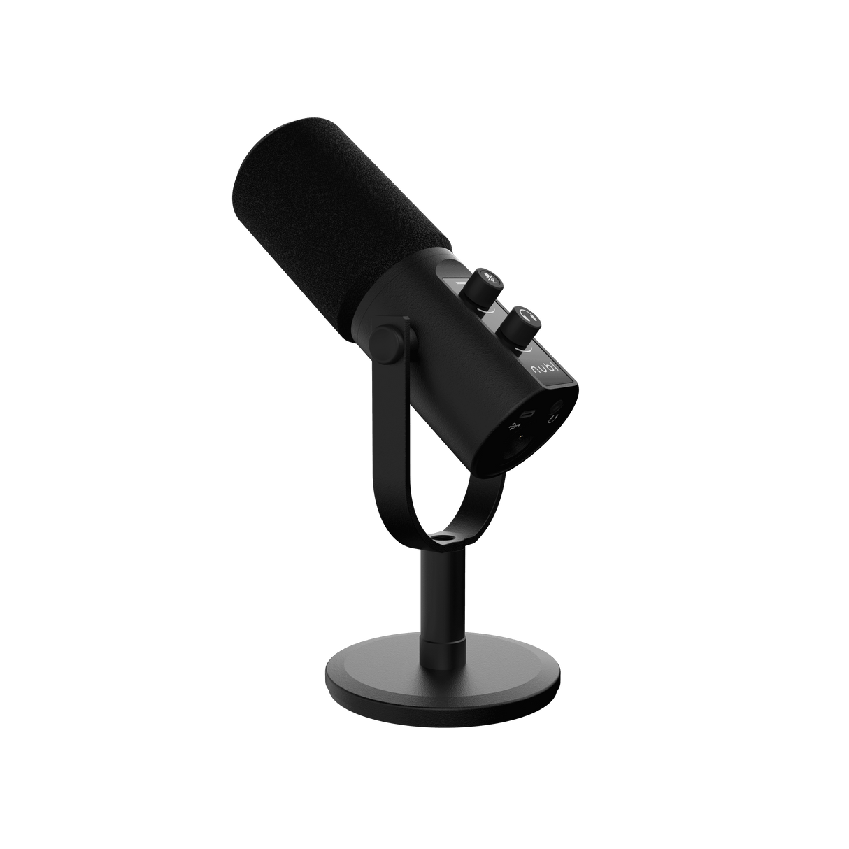 Nubi NMIC1 Dynamic USB and XLR Microphone with ANC, Black