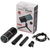 THRONMAX M8P Condenser RGB USB PULSE PRO 96KHZ Microphone, Black