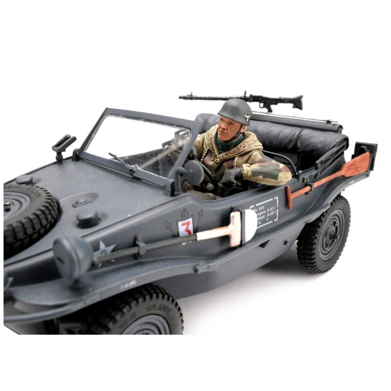 1/16 Figures Schwimmwagen Crew Set Paratrooper Winter