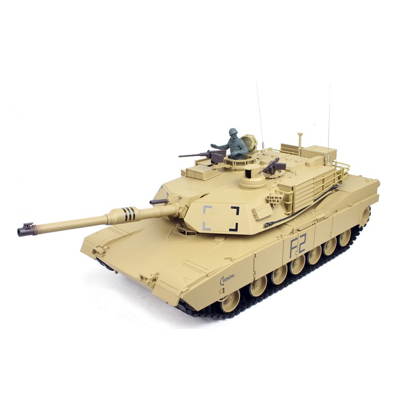 1/16 RC M1A2 Abrams sand BB+IR (Metal Tracks)