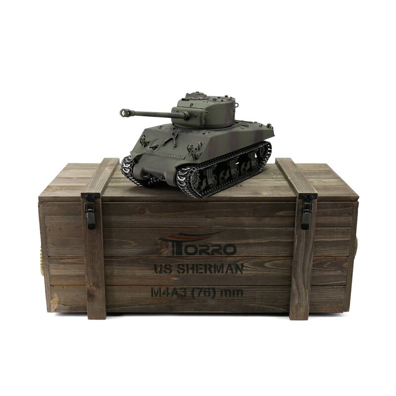 1/16 RC M4A3 Sherman 76mm camo IR Servo