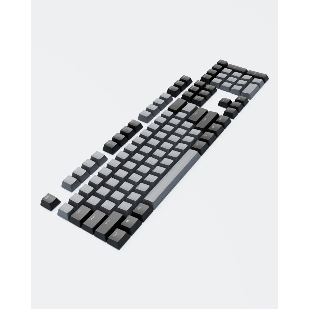 Dark Project KS-46 Keycaps PBT, ENG/RU/UA, Gray / Black