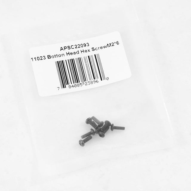 1/10 Ford 100 - Botton Head Hex Screw M2*6 - APSC22093
