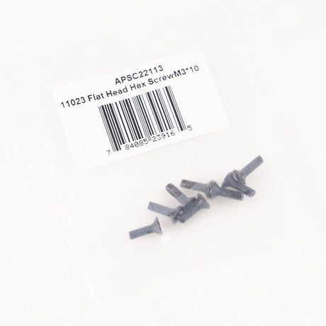 1/10 Ford 100 - Flat Head Hex Screw M3*10 - APSC22113