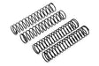 Shock Spring Set (Front/Rear/Black/4Pcs)