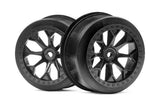 8-Shot Sc Wheel (Black/2Pcs)