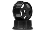 Super Star Wheel Black front (120X60Mm/2Pcs)